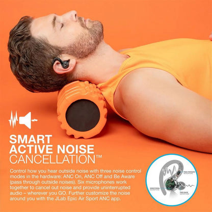 Epic Air Sport ANC True Wireless Earbuds – Active Noise Cancelling Wireless Headphones with Secure Sport Fit