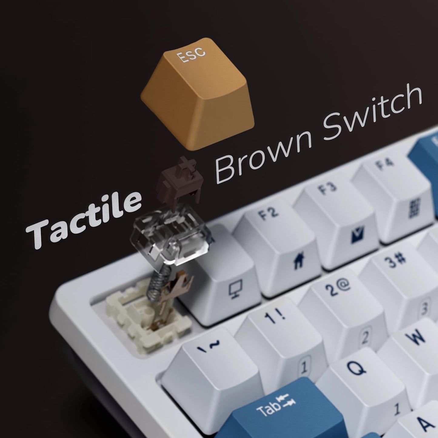 **Title:**  RK ROYAL KLUDGE RK98 Wireless Mechanical Keyboard – 98% Layout, Hot-Swappable, Tri-Mode Connectivity, RGB Backlit with Brown Switches and Numpad