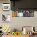 20-Pack Magnetic Glass Spice Jars with Shaker Lids & Labels – Organize Your Kitchen with Ease
