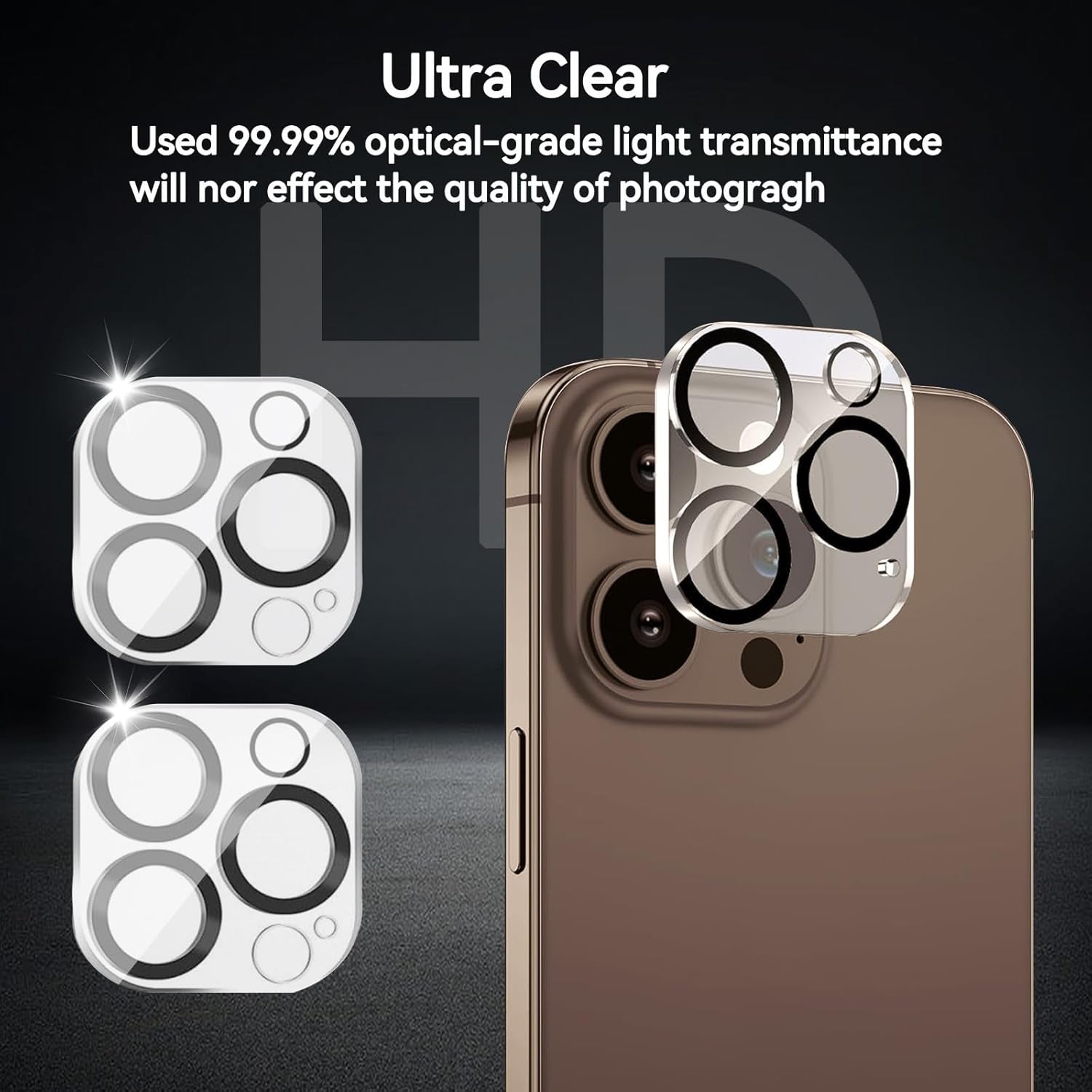 iPhone 16 Pro Privacy Screen Protector & Camera Lens Protector Set – 2 Pack Anti-Spy Tempered Glass + 2 Pack Lens Protectors (6.3")