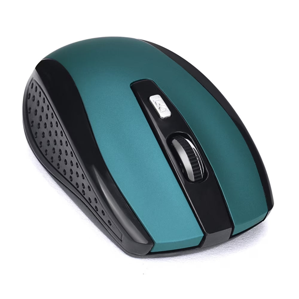 Wireless 2.4G Ergonomic Mouse with USB Receiver – Portable Cordless Mouse for Laptop, PC & Home Office