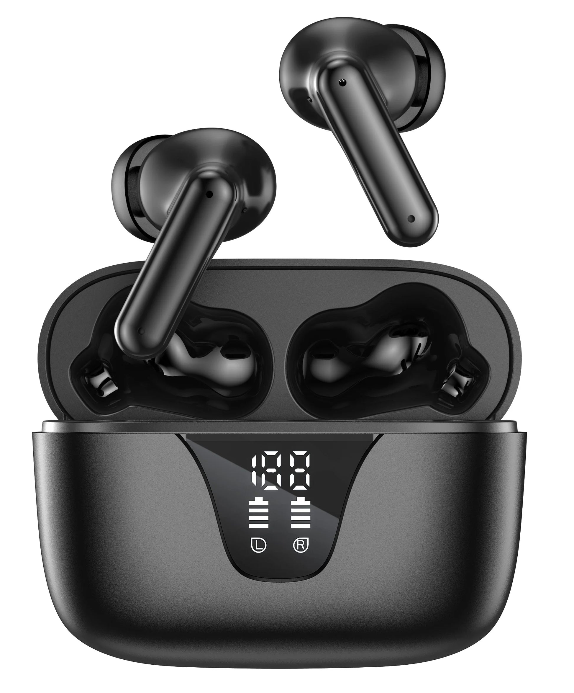 Wireless Bluetooth 5.3 Earbuds with LED Charging Case – 50 Hours Playtime
