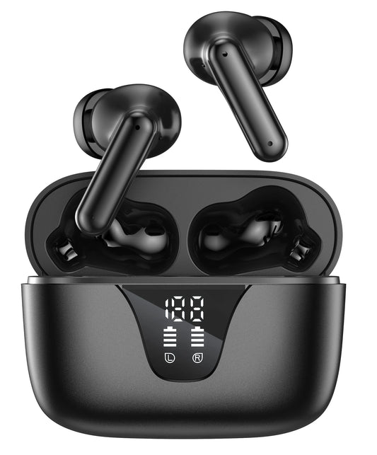 Wireless Bluetooth 5.3 Earbuds with LED Charging Case – 50 Hours Playtime