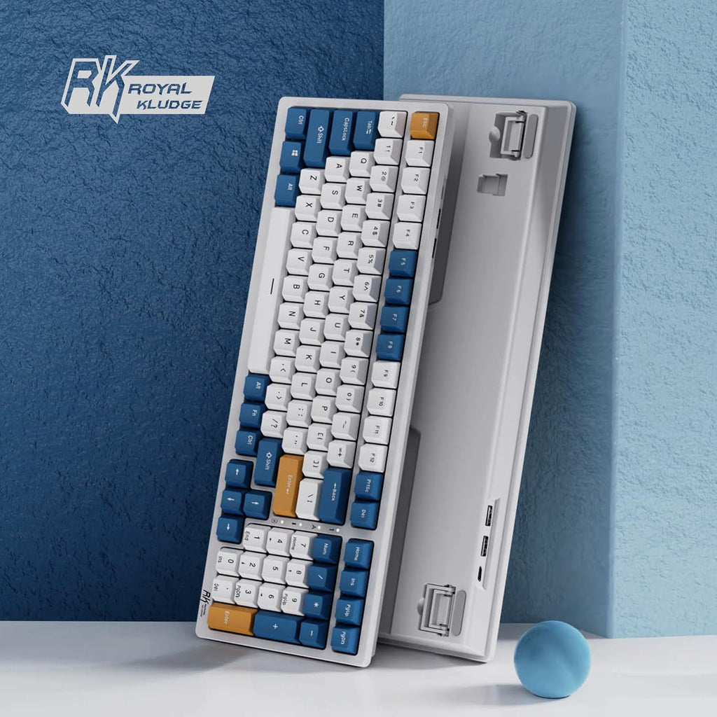 **Title:**  RK ROYAL KLUDGE RK98 Wireless Mechanical Keyboard – 98% Layout, Hot-Swappable, Tri-Mode Connectivity, RGB Backlit with Brown Switches and Numpad
