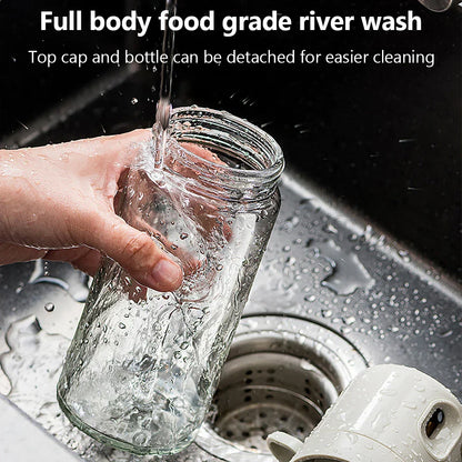 2-in-1 Oil Dispenser Bottle with Built-In Measuring Cup – Easy Measure & Pour, No-Drip Design