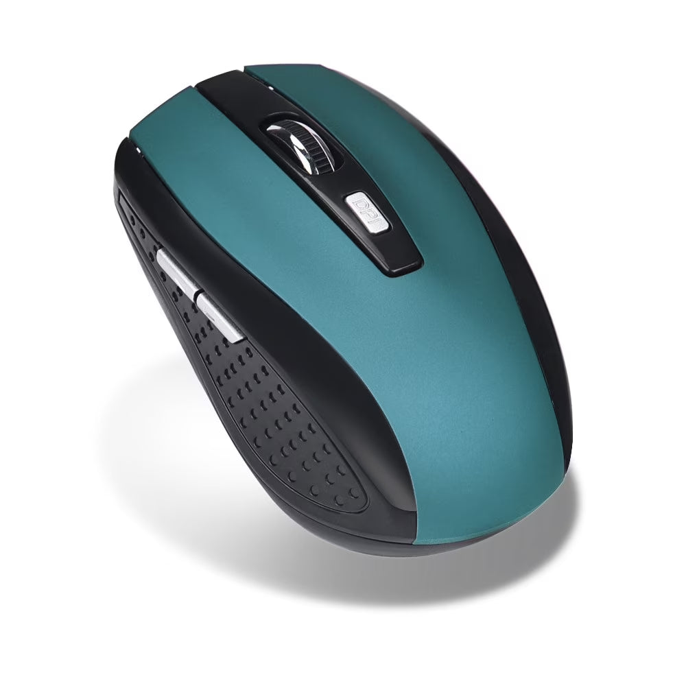 Wireless 2.4G Ergonomic Mouse with USB Receiver – Portable Cordless Mouse for Laptop, PC & Home Office