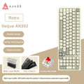 AK992 Wired Mechanical Gaming Keyboard – 98-Key Hot-Swappable Keyboard with Multimedia Control Knob and USB Connectivity